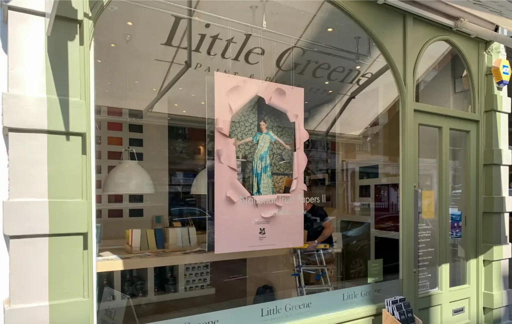 Little Greene Window Display by Ripple