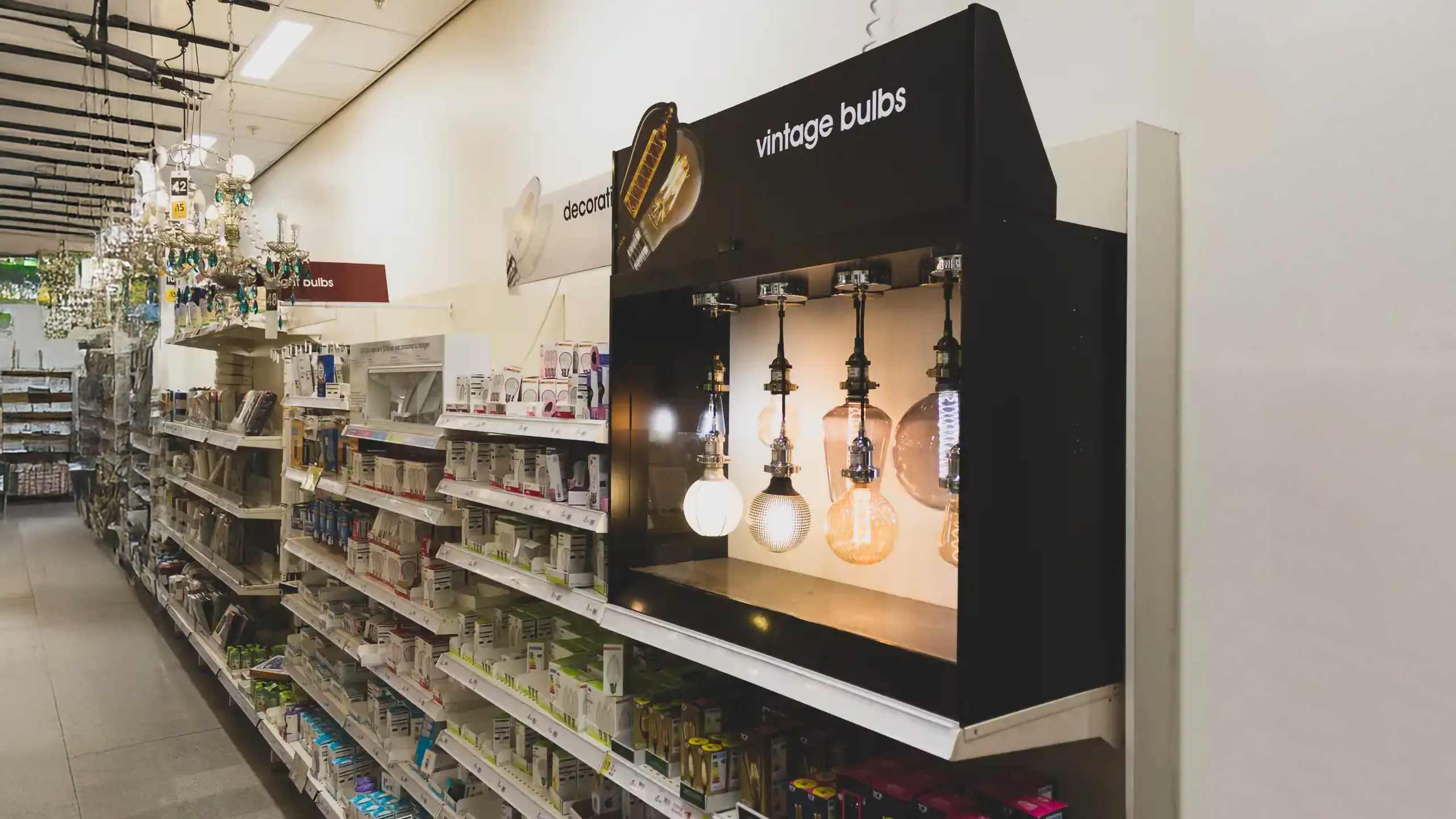 TCP & Wilko Bulb Display