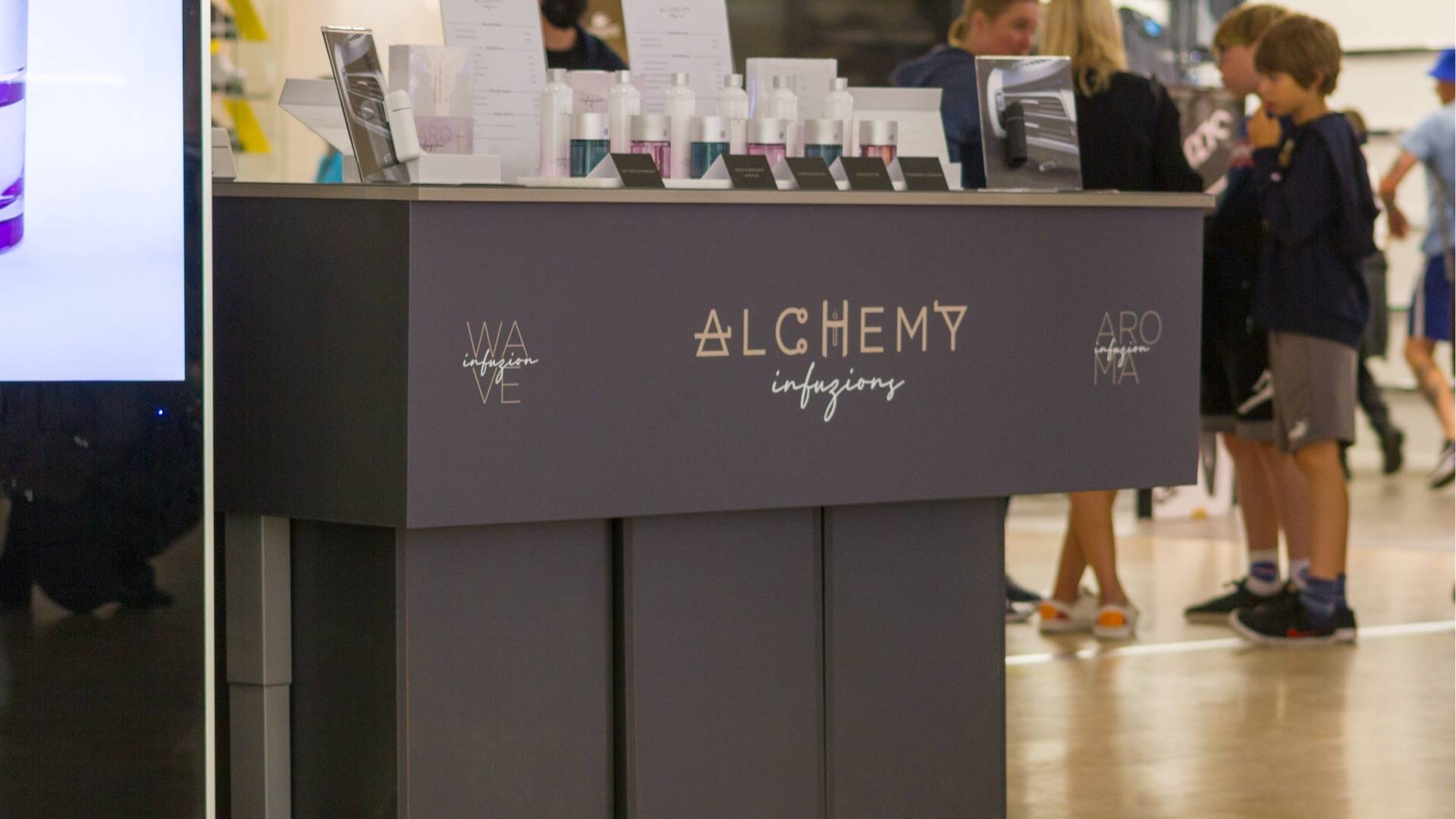 alchemy infuzions display